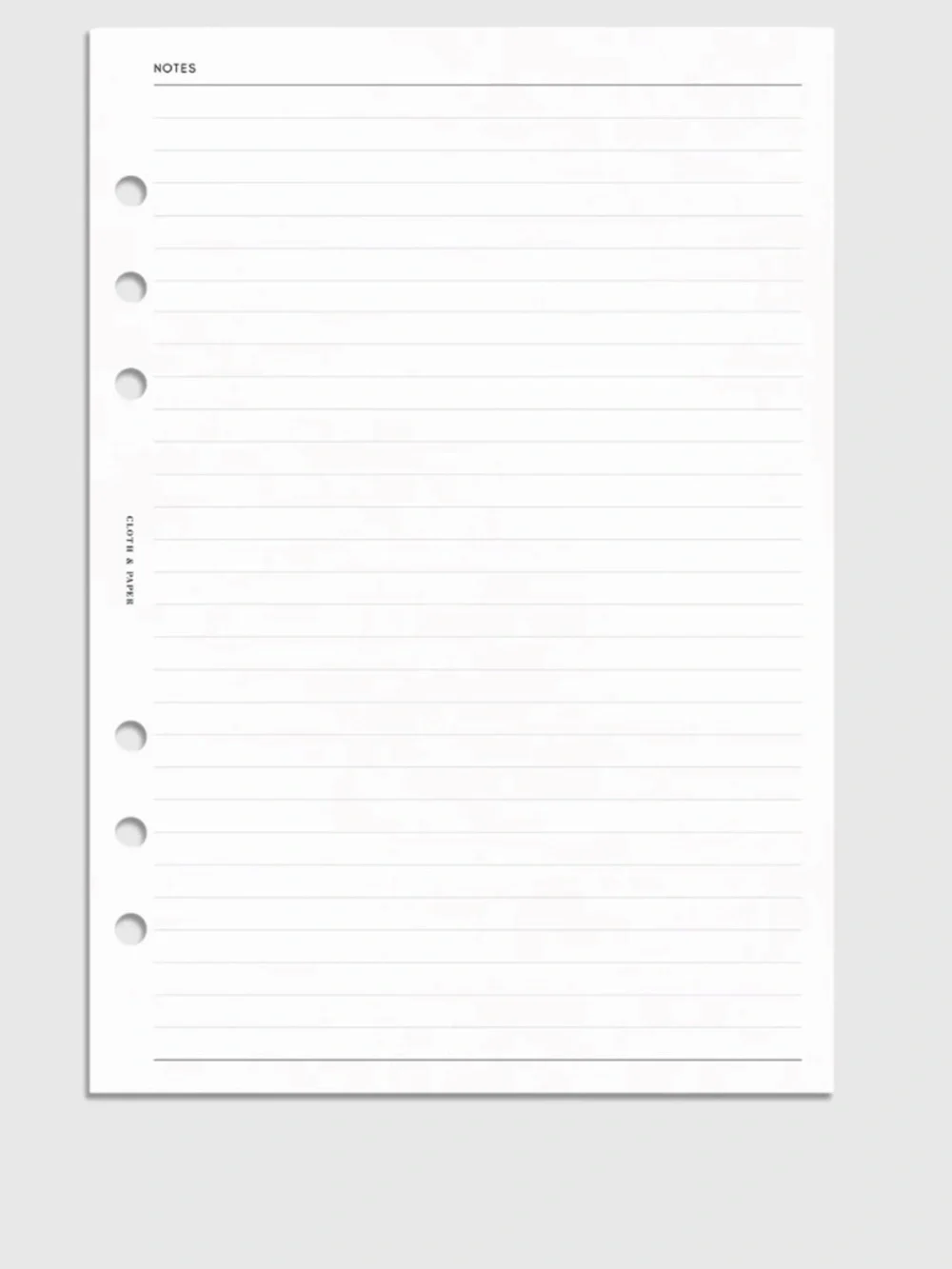 Cloth & Paper Planner Inserts